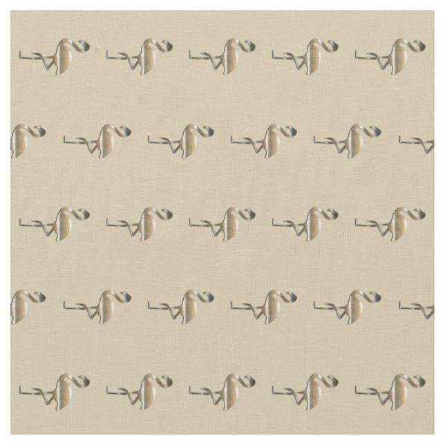 Retro Gold Holiday Vibe Fabric (Close Up)