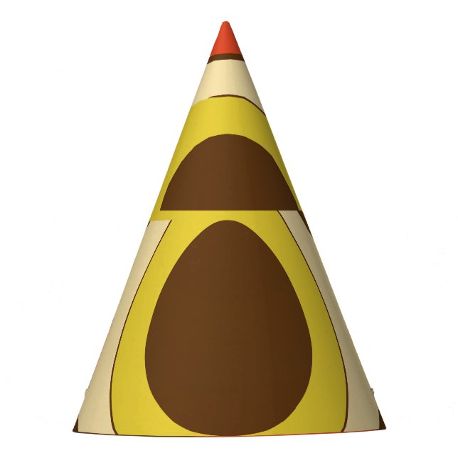 Retro Golden Ratio inspired design. Party Hat (Front)