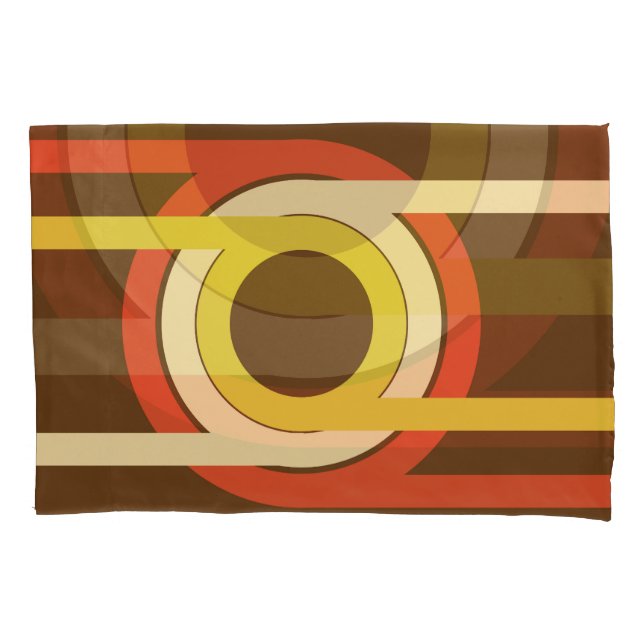 Retro Golden Ratio inspired design. Pillowcase (Front)
