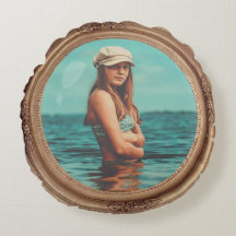 Retro Golden Stylish Portrait Photo display