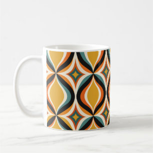Retro Golden Waves Afternoon Mug