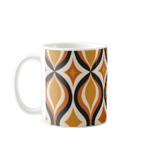 Retro Golden Waves mug