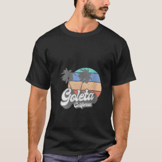 Retro Goleta California CA Vintage Beach Surf V Ne T-Shirt