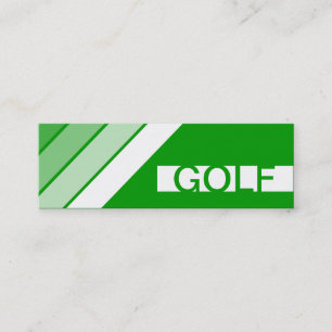 retro GOLF Mini Business Card