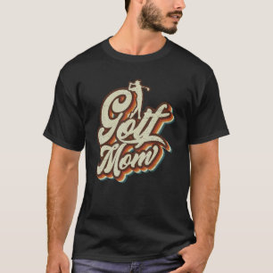 Retro Golf Mum Sports Mama Mothers Day T-Shirt