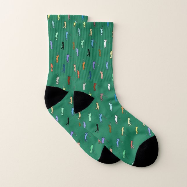 Retro Golf Pattern Socks (Pair)