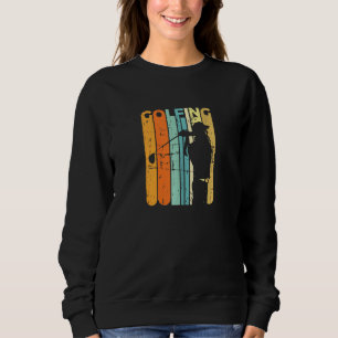 Retro Golf Vintage Golfer Golf Sweatshirt