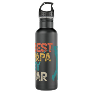 Retro Golfer - Best Papa By Par 710 Ml Water Bottle