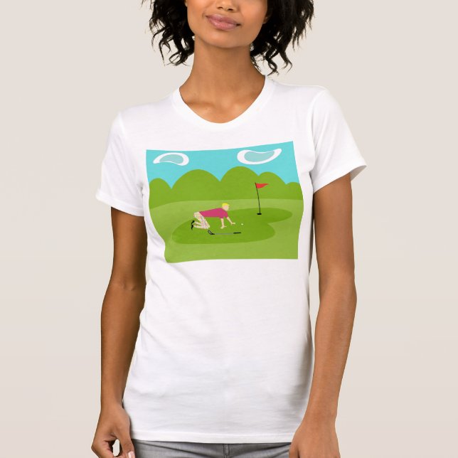 Retro Golfer T-Shirt (Front)