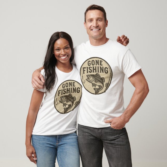 Retro Gone Fishing Shirt (Unisex)