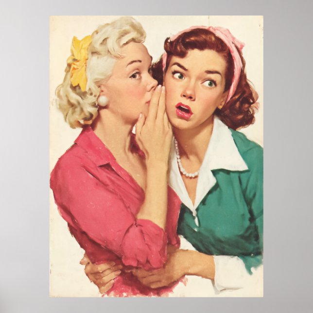 Retro Gossip and Glamour Secrets Poster (Front)