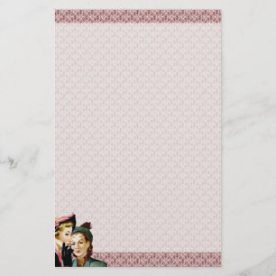 Retro Gossip Stationery