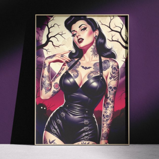 Retro Gothic Girl Poster (Creator Uploaded)