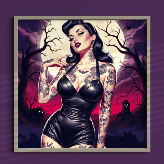 Retro Gothic Girl Poster (Creator Uploaded)