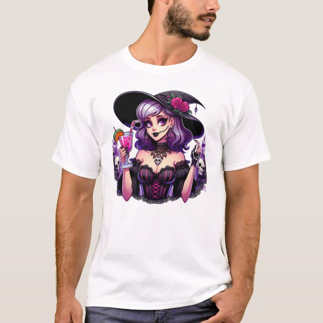 Retro Gothic Witch Collection T-Shirt (Front)