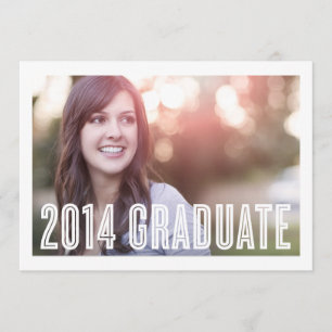 Retro Grad 2014   Graduation Invitation
