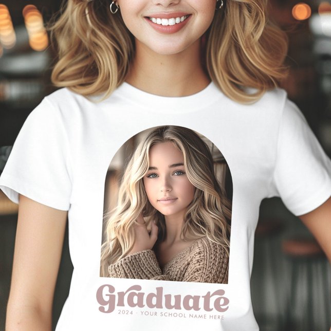 Retro grad student graduation photo arch T-Shirt (Retro grad student graduation photo arch T-Shirt)