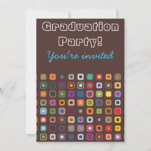 Retro Graduation Party Invitation (Customisable)