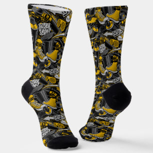 Retro Graffiti Urban Street Pattern Socks