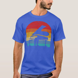 Retro Grand Piano Music Loving Pianist T-Shirt