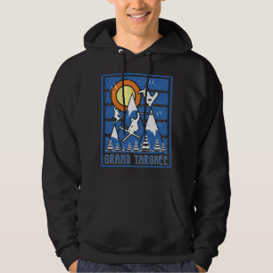 Retro Grand Targhee Ski Sunset Hoodie
