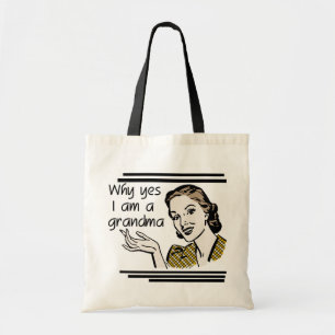 Retro Grandma T-shirts and Gifts Tote Bag
