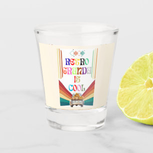 Retro Grandpa Is Cool Shot Glass