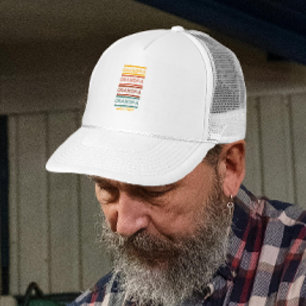Retro Grandpa Trucker Hat