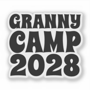 Retro Granny Camp Text