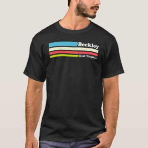Retro Graphic 1970s 1980s Beckley West Virginia T-Shirt