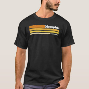 Retro Graphic 1970s 1980s Memphis Tennessee T-Shirt