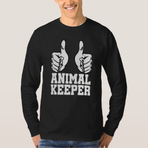 Retro Graphic Animal Keeper Zoo Keeper Animal Love T-Shirt