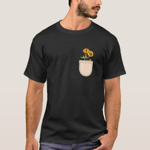Retro Graphic Botanical Flowers Gardening Plant P T-Shirt
