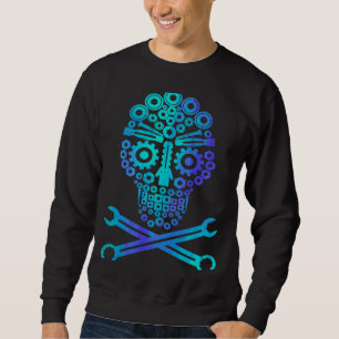 Retro Graphic Car Car Mechanic Vehicle Technician Sweatshirt