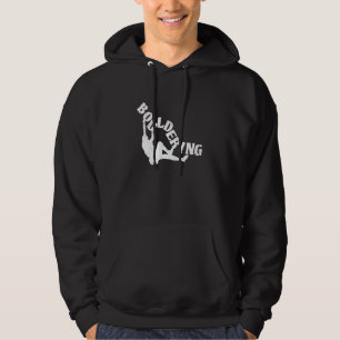 Retro Graphic Climbing Bouldering Rock Climber Mou Hoodie