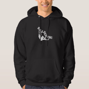 Retro Graphic Climbing Bouldering Rock Climber Mou Hoodie