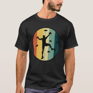 Retro Graphic Climbing Bouldering Rock Climber Mou T-Shirt