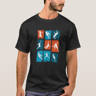Retro Graphic Climbing Bouldering Rock Climber Mou T-Shirt