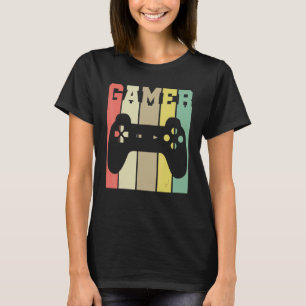 Retro Graphic Console Player Controller Video Game T-Shirt