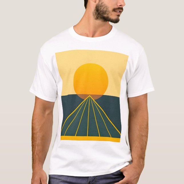Retro Graphic Design T-Shirt (Front)