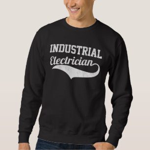 Retro Graphic Electrician Electrical Engineer Engi Sweatshirt