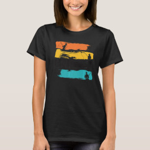 Retro Graphic Fisher Hobby Fisher Fishing Rod Carp T-Shirt