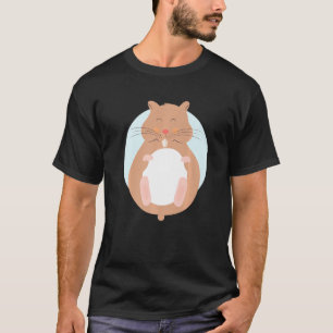Retro Graphic Hamster Pet Owner Animal Rodent Pet T-Shirt