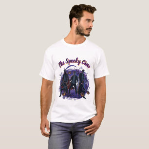 Retro Graphic Horror Group The Spooky Crew T-Shirt
