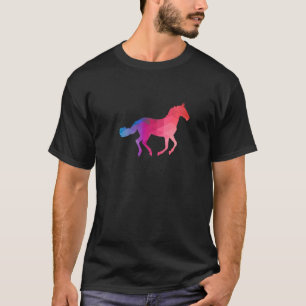 Retro Graphic Horse Lover Equestrian Rider Horses T-Shirt