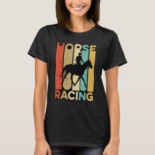 Retro Graphic Horse Lover Equestrian Rider Horses  T-Shirt