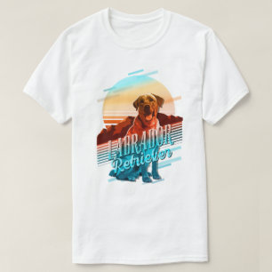 Retro Graphics Labrado Retriever Multi-Colour ID75 T-Shirt