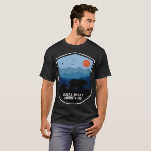 Retro Great Smoky Mountains National Park Bears T-Shirt