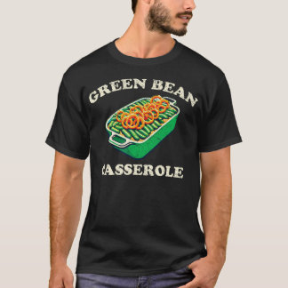 Retro Green Bean Casserole Dish Funny T-Shirt