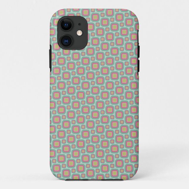 Retro Green Case-Mate iPhone Case (Back)